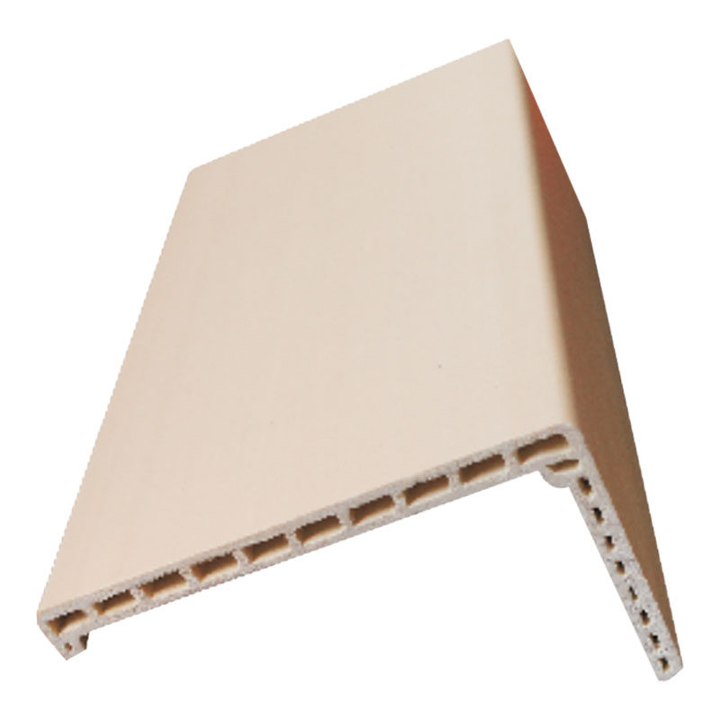 Arquitrave de porta bege em forma de L 100 * 60 WPC