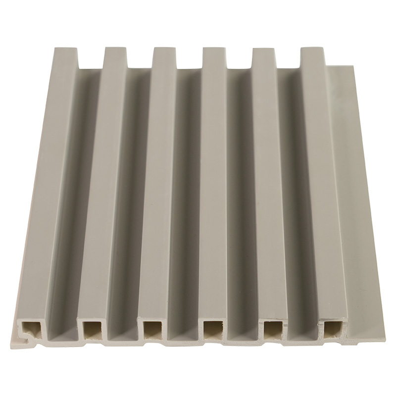 Largura 158mm Espessura 17mm PVC Madeira-Plástico Painel de parede composto Grade