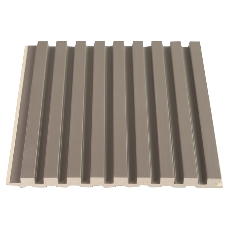 Painel contínuo decorativo entalhado da grade do PVC da espessura 8mm da largura 150mm